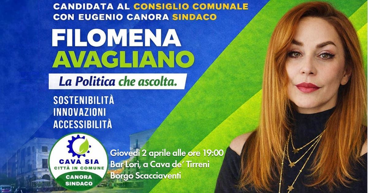 Sanità, diritti e lavoro: Filomena Avagliano incontra la città il 2 aprile